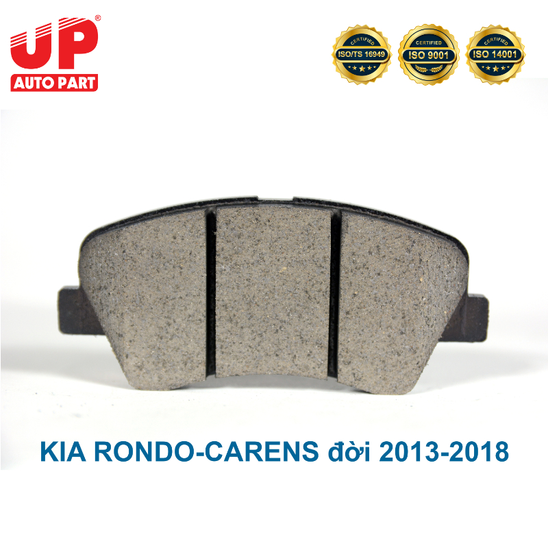 Má phanh bố thắng đĩa trước ô tô kia rondo-carens đời 2013-2018