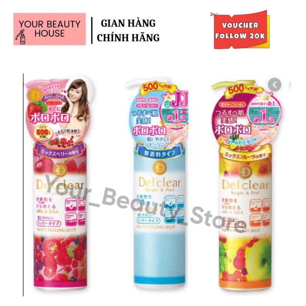 Gel tẩy da chết nhật bản 180ml