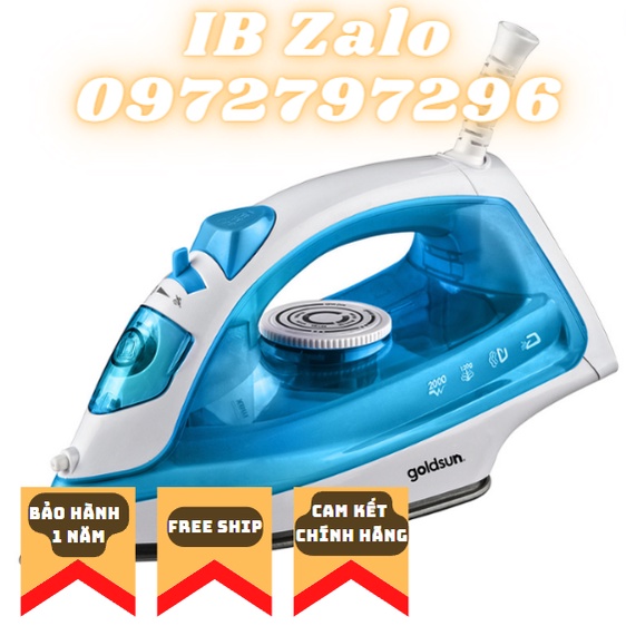 Bàn là hơi nước Goldsun GIR2303 - Bảo hành 12 tháng
