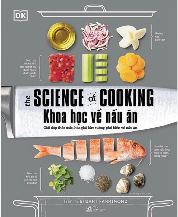 Sách - Khoa Học Về Nấu Ăn: Giải Đáp Thắc Mắc, Hóa Giải Lầm Tưởng Phổ Biến Về Nấu Ăn (Bìa Cứng)