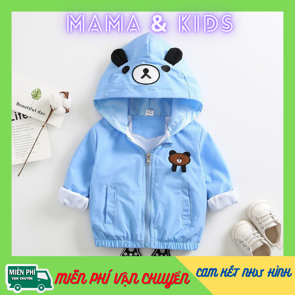 [ SIÊU HOT ] Áo khoác 2 lớp cực ấm cho bé tạo kiểu dáng GẤU CON ngộ nghĩnh - Full size cho bé