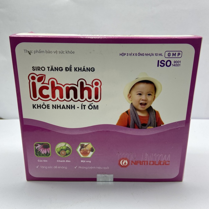 Siro tăng sức đề kháng ích nhi - hộp 15 ống