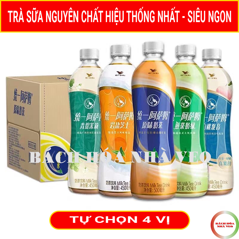 Trà Sữa Nguyên Chất Hiệu Thống Nhất, Trà Sữa Đài Loan Siêu Ngon, Hàng Chuẩn Date Mới