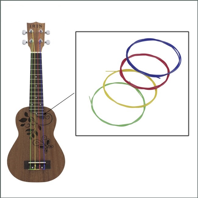 Dây đàn ukulele màu giá rẻ