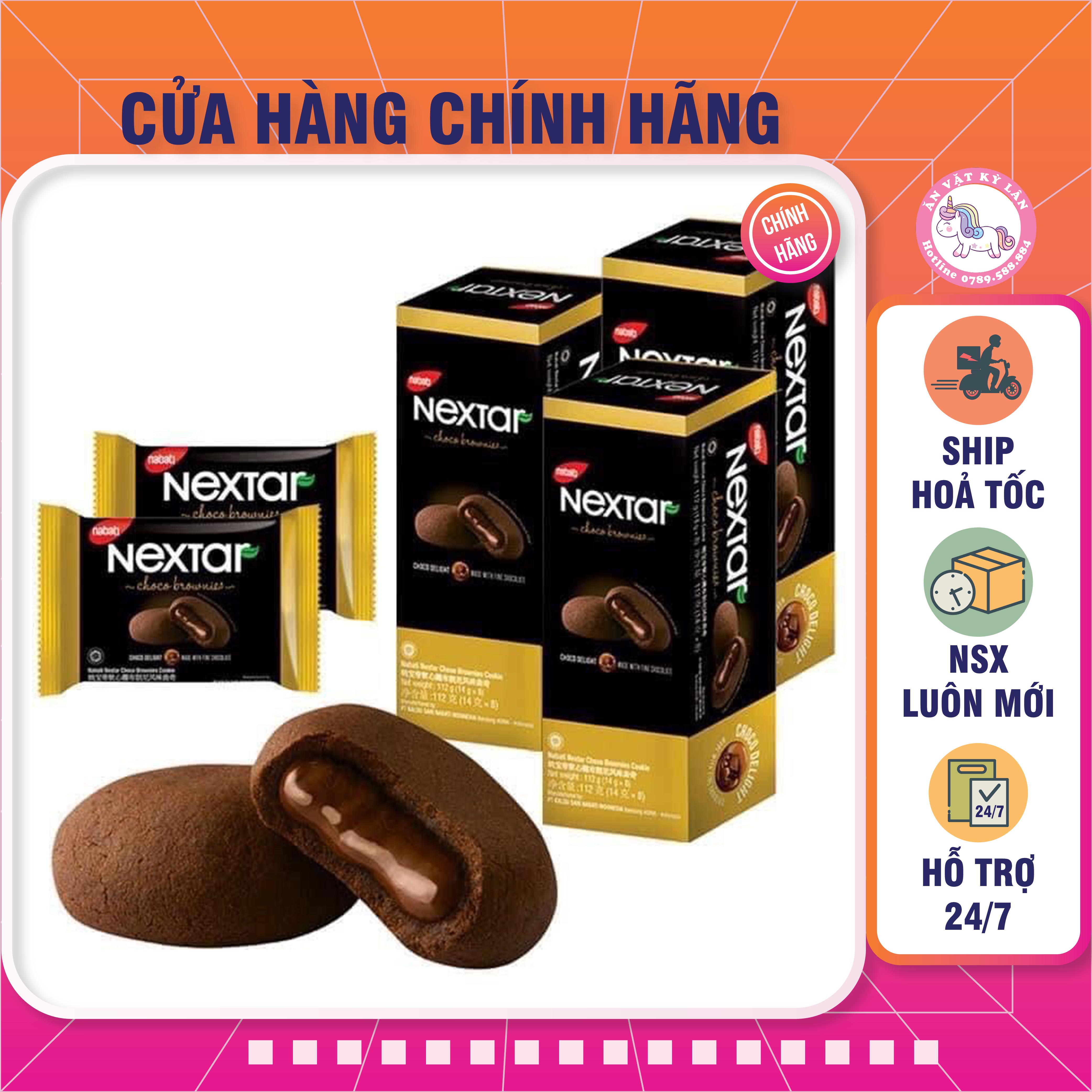 Bánh socola Nabati Nextar - Bánh chocolate nextar nhập khẩu Indo - Ăn vặt Kỳ Lân