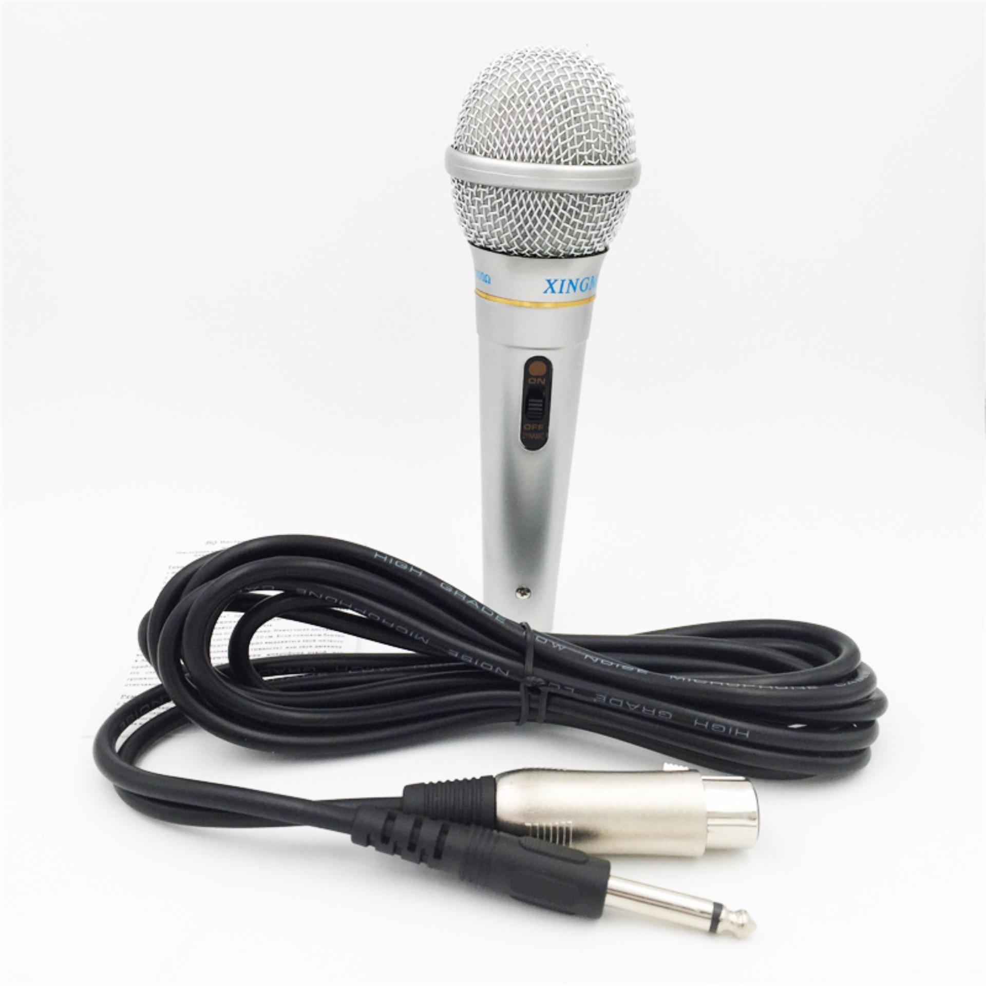 Mic karaoke, Mic thu âm, Micro hát karaoke, Mic Xing Ma AK 319 hàng cao cấp, hút giọng, rất dễ hát lên cao giọng, hàng bảo hành 1 đổi 1