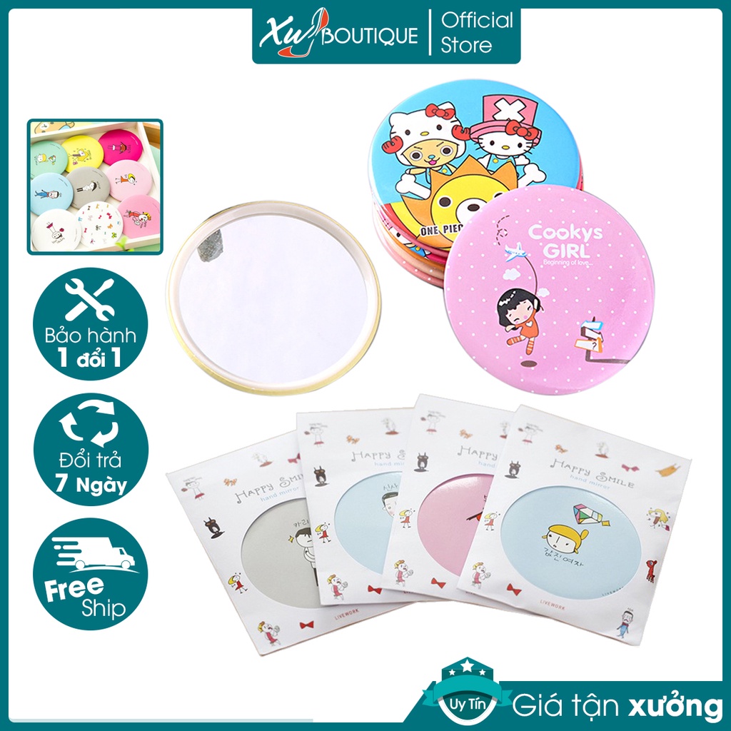 Combo 2 Gương Mini Bỏ túi Siêu Dễ Thương
