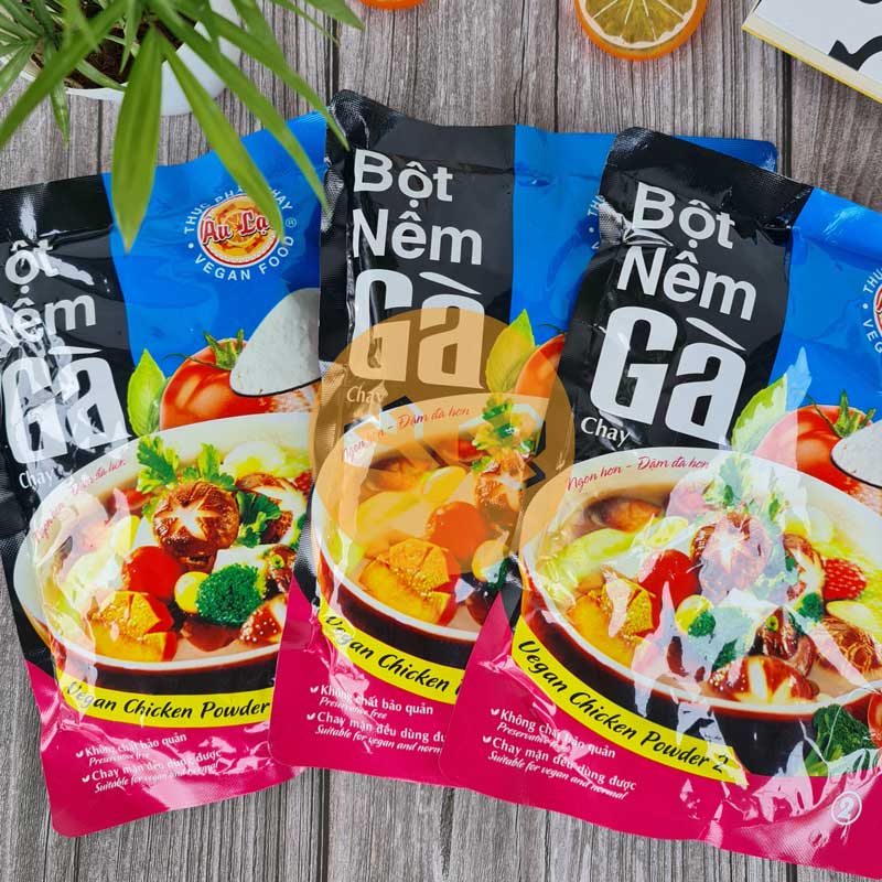Bột nêm gà chay Âu Lạc gói 500g - bột nêm chay ngon - thực phẩm chay ngon