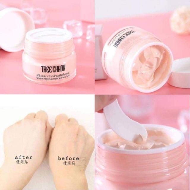 Kem makeup kem trang điểm Treechada Thái Lan 50g