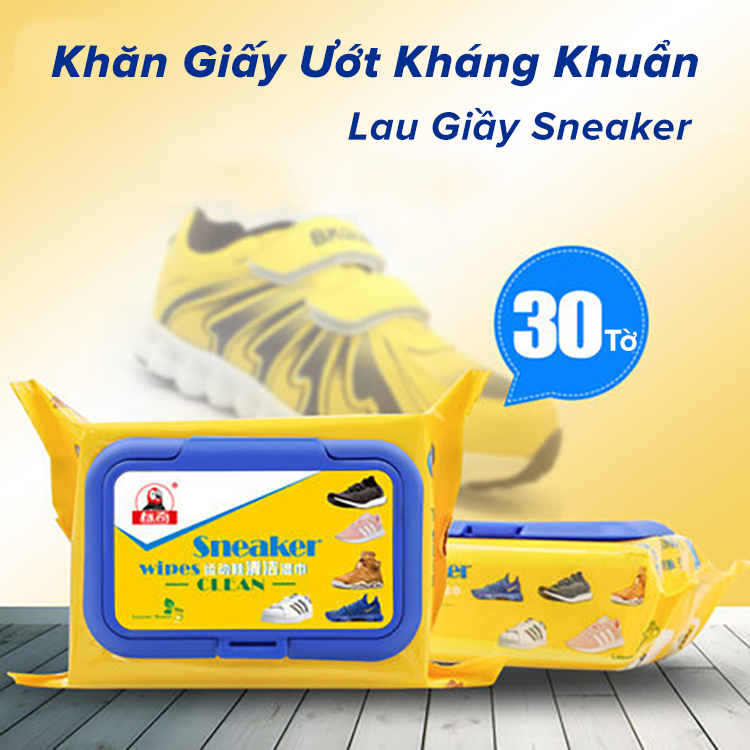 [HCM](1 BỊCH 30 TỜ) KHĂN GIẤY LAU GIÀY SNEAKER ĐA NĂNG - LAU GIÀY CỰC SẠCH - HIỆU QUẢ CỰC TỐT - BỊCH KHĂN GIẤY LAU GIÀY TIỆN LỢI - NHỎ GỌN + CÓ THỂ BỎ VÀO BALO MANG ĐI DU LỊCH - ĐI CẮM TRẠI