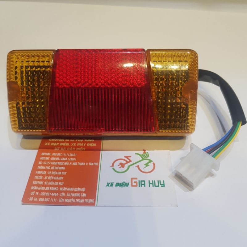 [HÀNG CHẤT LƯỢNG] Đèn Sau ASAMA 48V Đèn Hậu Đuôi Đèn Xe Đạp Điện 48V HUY XE ĐIỆN