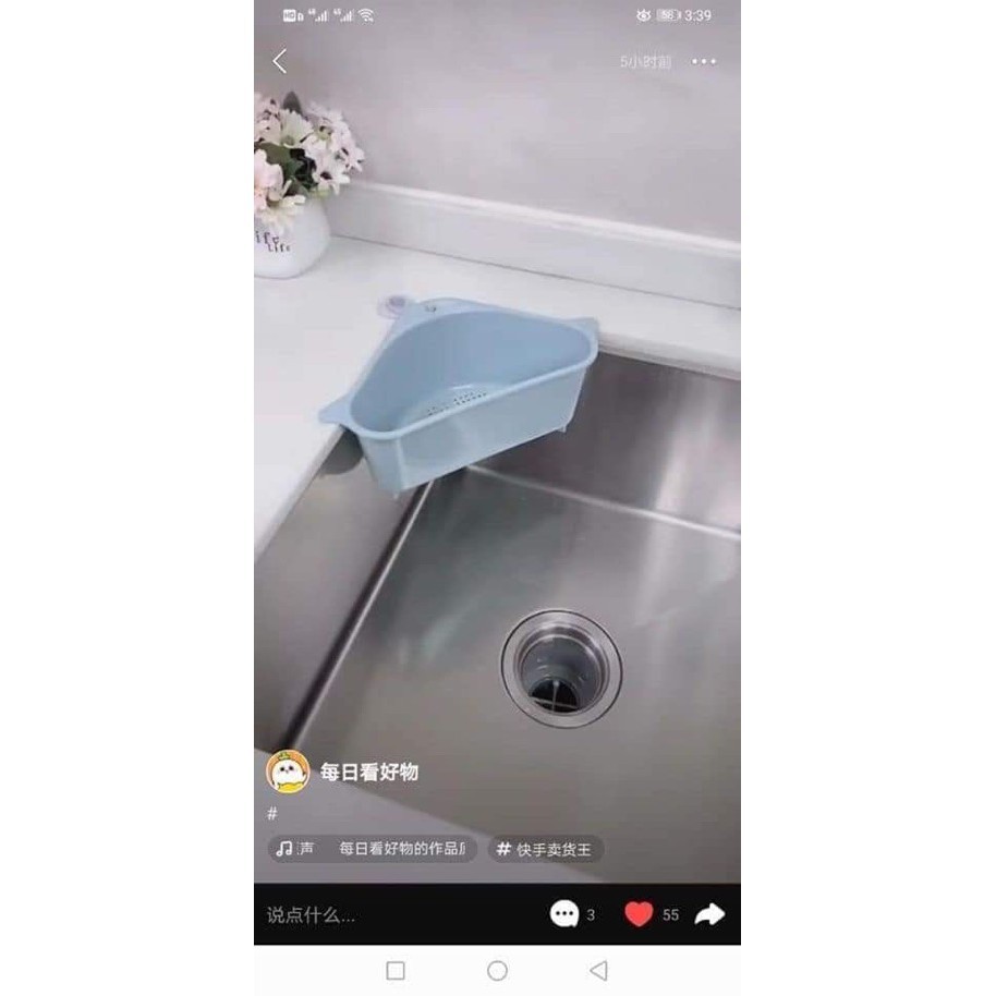 Khay nhựa lọc rác cho bồn rửa chén