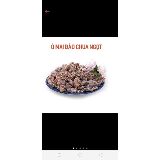 500g Ô mai xí muội đào voi