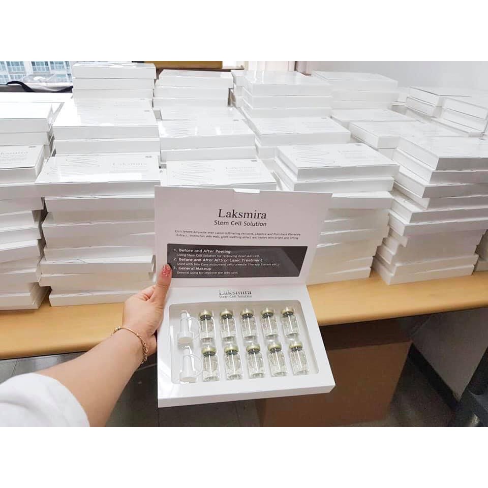 Tế bào gốc Laksmira Stem Cell Solution mẫu mới hộp 10 lọ