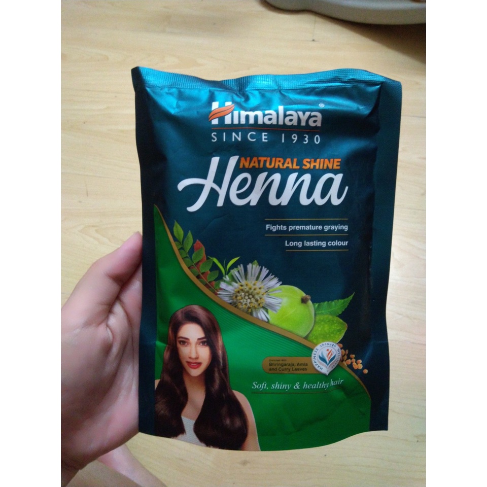 🌿🥝 [HÀNG HOT] Henna ủ hấp 9 thảo dược himalaya 120g🌿🥝 Henna himalaya (tặng kèm mũ nilong)