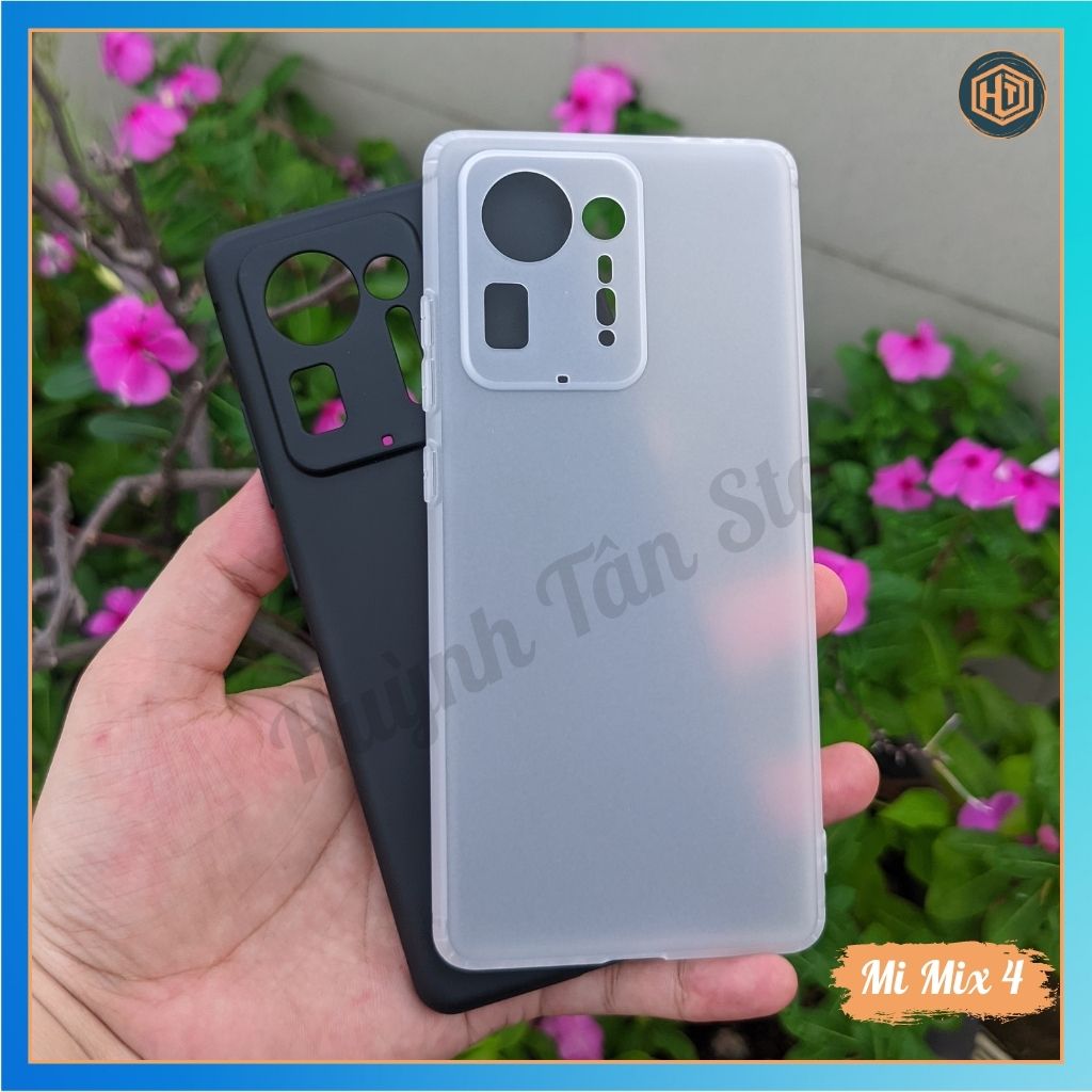 Ốp lưng Xiaomi Mi Mix 4 TPU dẻo siêu mỏng ôm sát máy.