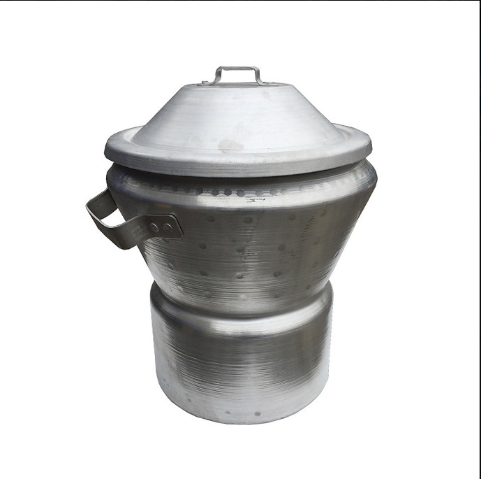 Nồi chõ nấu đồ xôi, hấp cách thủy nhôm đúc đa năng loại 3kg