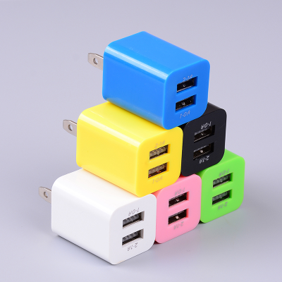 Cốc Sạc 2 cổng 5v 1A và 2A siêu tiện lợi - hàng chất lượng tốt, nhiều màu sắc