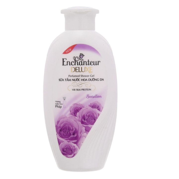 COMBO 2 CHAI Sữa tắm hương hoa Enchanteur Pháp 100ml  thơm lâu dịu nhẹ - Màu vàng (HÀNG KHUYẾN MÃI)
