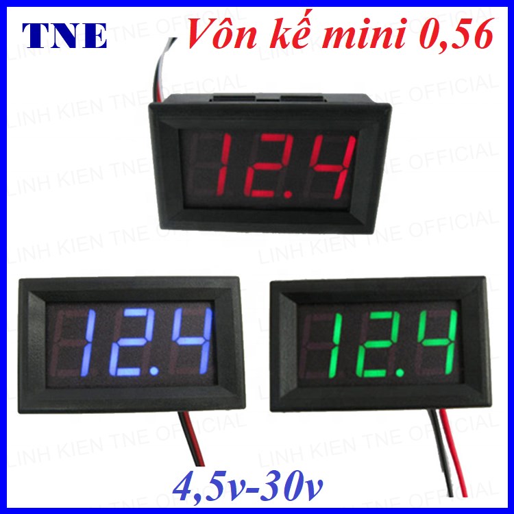 Vôn kế mini 0.56 inch dc 4,5v-30v