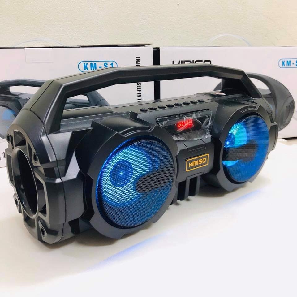 Loa bluetooth karaoke loa mini - tặng kèm mic karaoke
