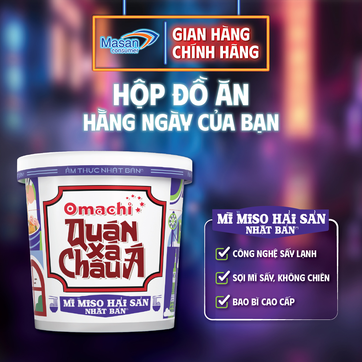 [Chọn Món] Hộp đồ ăn Omachi Quán Xá Châu Á