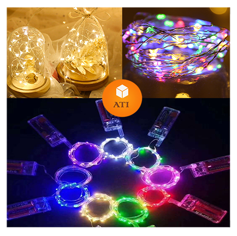 Dây đèn Led dùng pin AA fairylight ,dây đèn đom đóm 3 mét không chớp