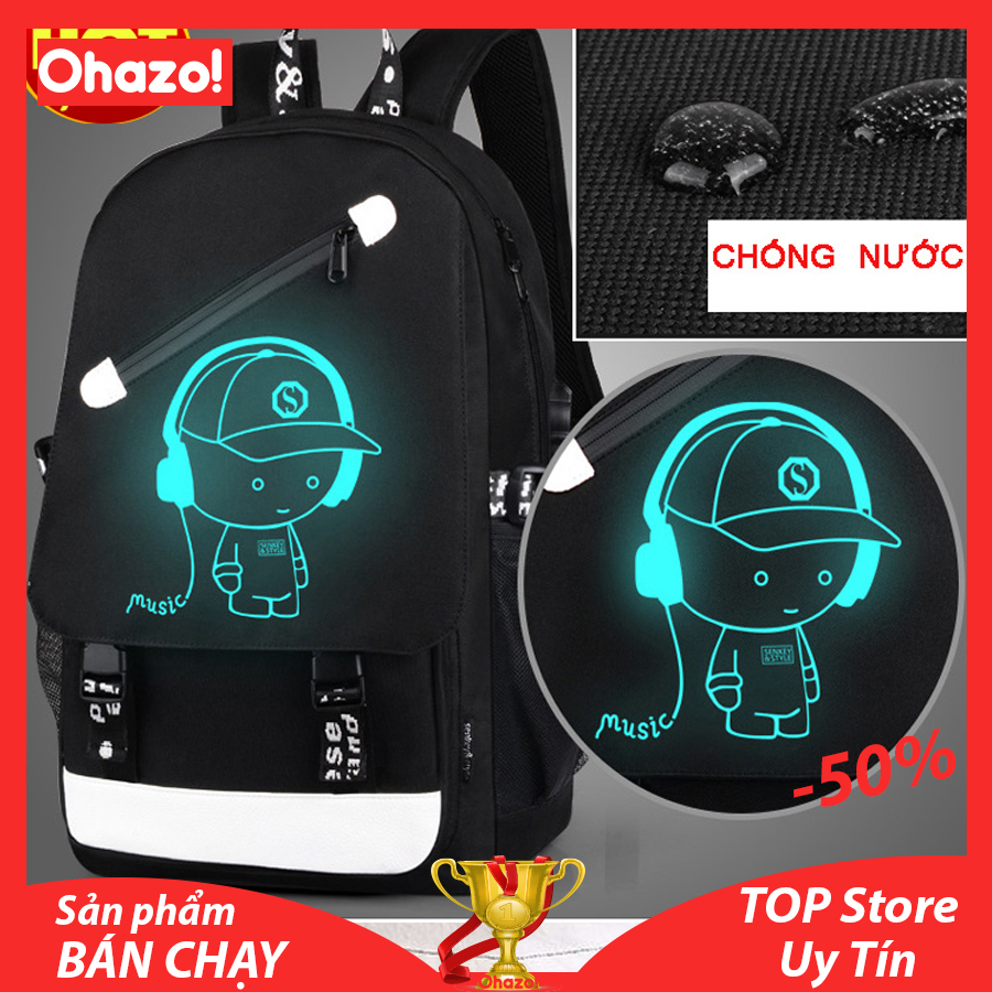 Balo nam nữ đi học HOT 2024 - Balo học sinh Phong cách thời trang Ohazo! cực Cool