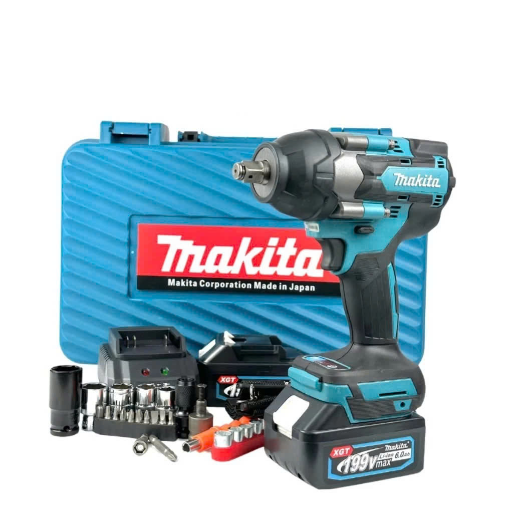  Máy siết bulong ô tô 980N.m không chổi than - Máy mở Bulong cao cấp bảo hành 12 tháng 