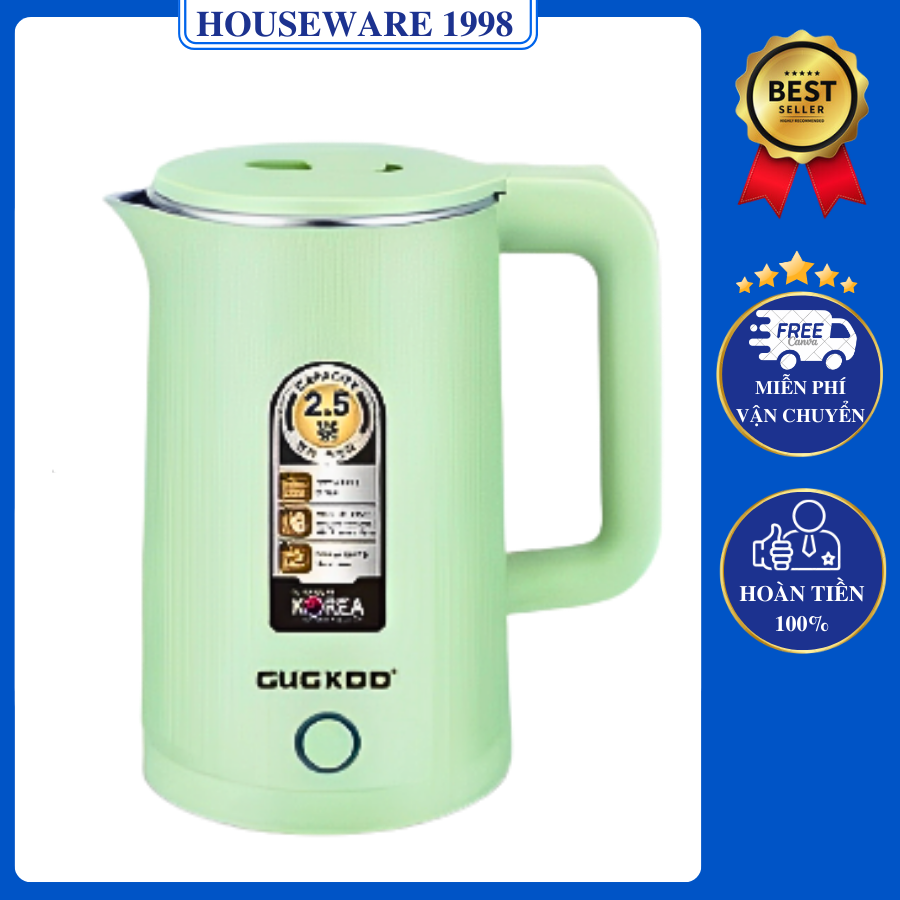 Ấm siêu tốc cuckdd gd-st20 dung tích 2.5 lít