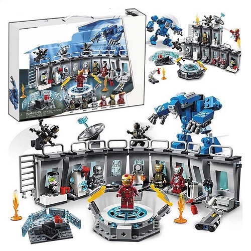(ĐỒ CHƠI TRÍ TUỆ) BỘ LEGO LẮP RẮP KHU VỰC PHÒNG LÀM VIỆC CỦA CÁC NGƯỜI MÁY SIÊU NHÂN ANH HÙNG AVENGER CỰC CHẤT 608 CHI TIẾT, CÓ HƯỚNG DẪN, BÉ CÓ THỂ TỰ SÁNG TẠO RA NHIỀU HÌNH KHÁC NHAU TUỲ Ý BÉ MUỐN, QUA ĐÓ PHÁT TRIỂN TRÍ TUỆ