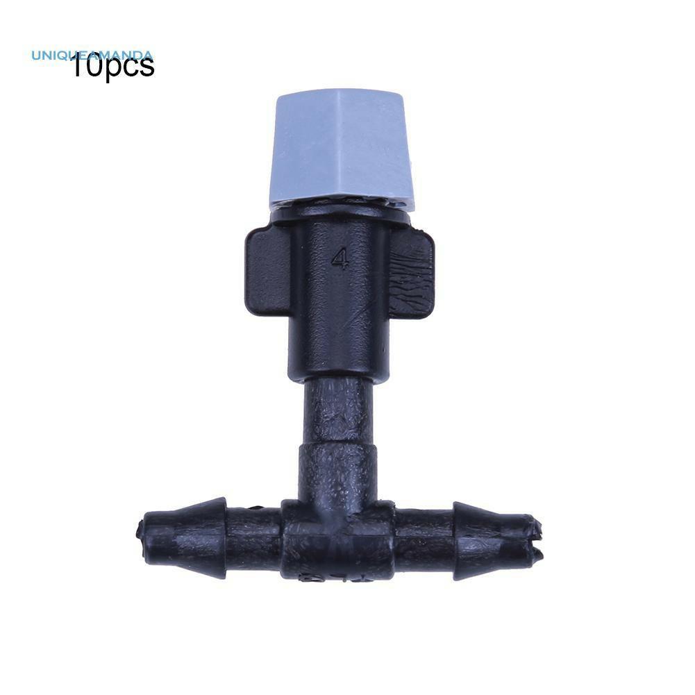 Combo 10 béc phun sương màu cam, xám dùng ống nhựa PE 6mm x 8mm