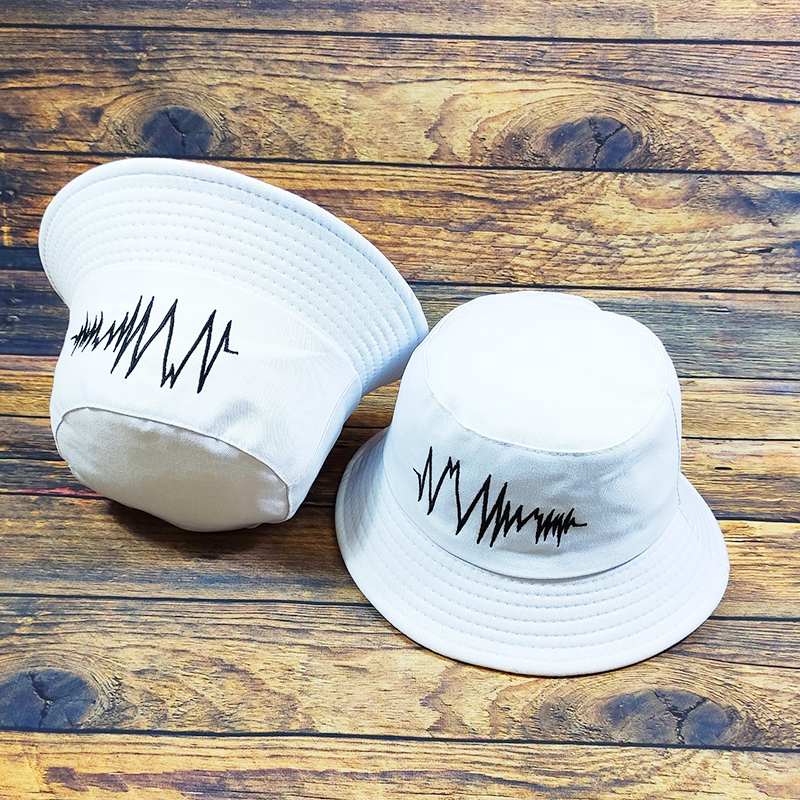 (CHẤT ĐẸP) Mũ bucket nhịp tim, nón vành Nam nữ phong cách Hàn Quốc