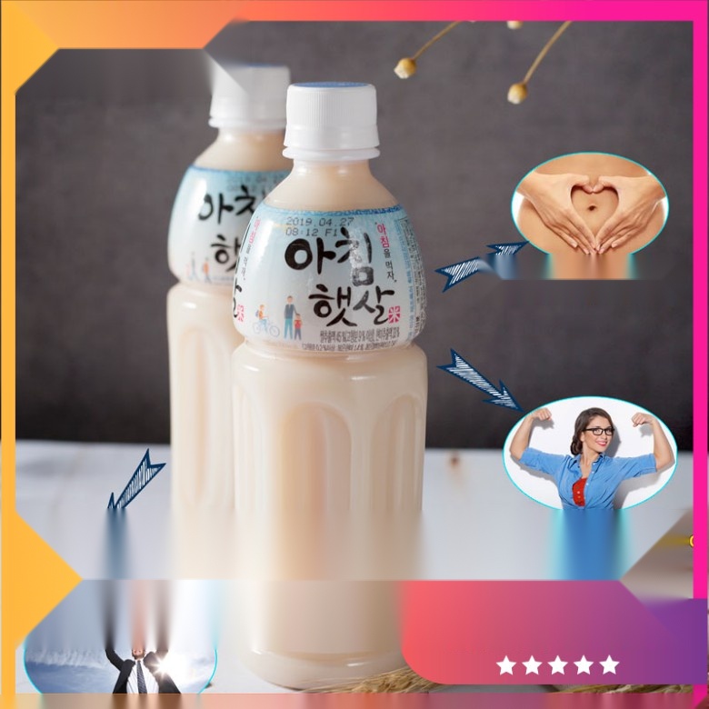 Nước gạo woongjin hàn quốc chai 500ml-date 23/06/2022
