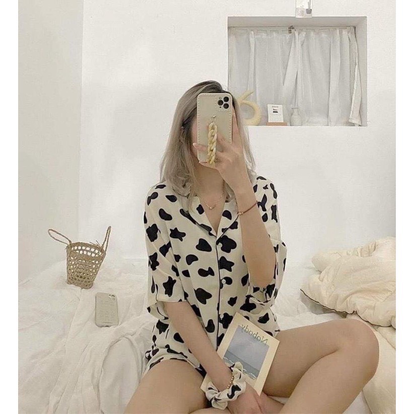 Bộ ngủ lụa satin