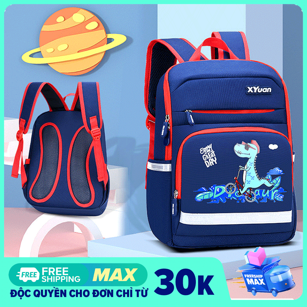[LOẠI XỊN-GIÁ GIẢM MẠNH-CAO 43CM] Balo học sinh tiểu học chống gù lưng, chống nước chống thấm siêu nhẹ, cặp sách cho bé trai và bé gái cấp 1 từ lớp 2-5