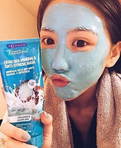 Mặt Nạ Đất Sét Khoáng Biển Freeman Anti Stress Dead Sea Minerals Clay Mask 175ml