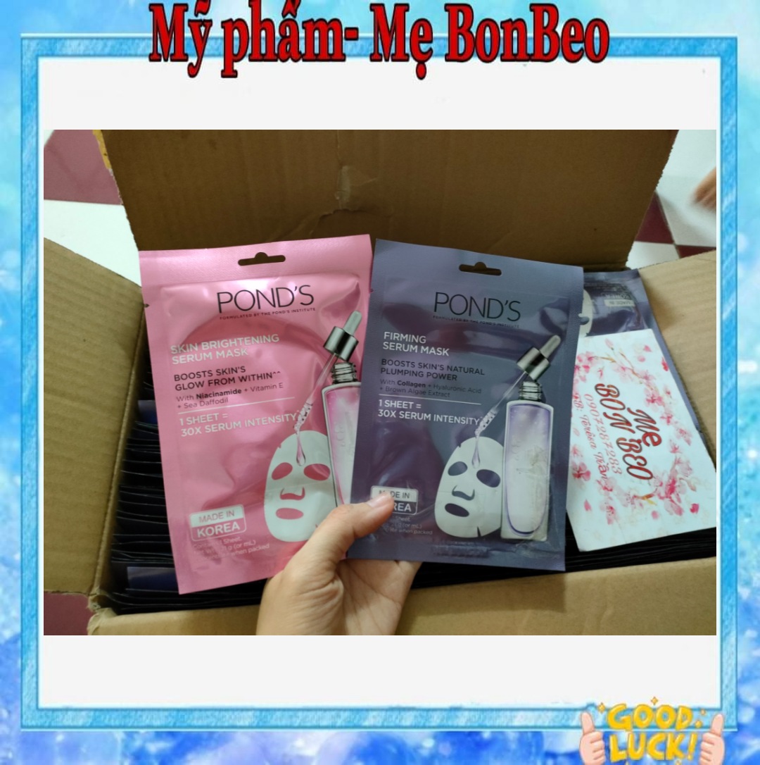 Combo 5 Mặt Nạ Dưỡng Da Pond's (Hông/Tím) Chính Hãng Cty Sx Hàn Quốc