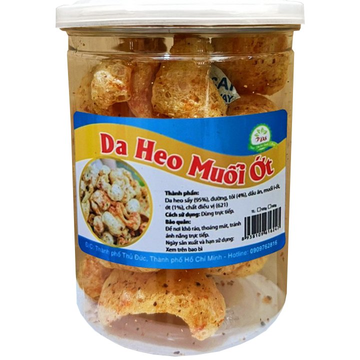 [HCM]DA HEO CHÁY TỎI ỚT GIÒN RỤM - HŨ 100G HIỆU TPS