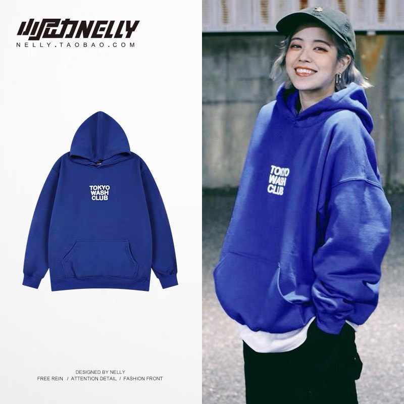 Áo nỉ hoddie Nelly lót lông phong cách unisex