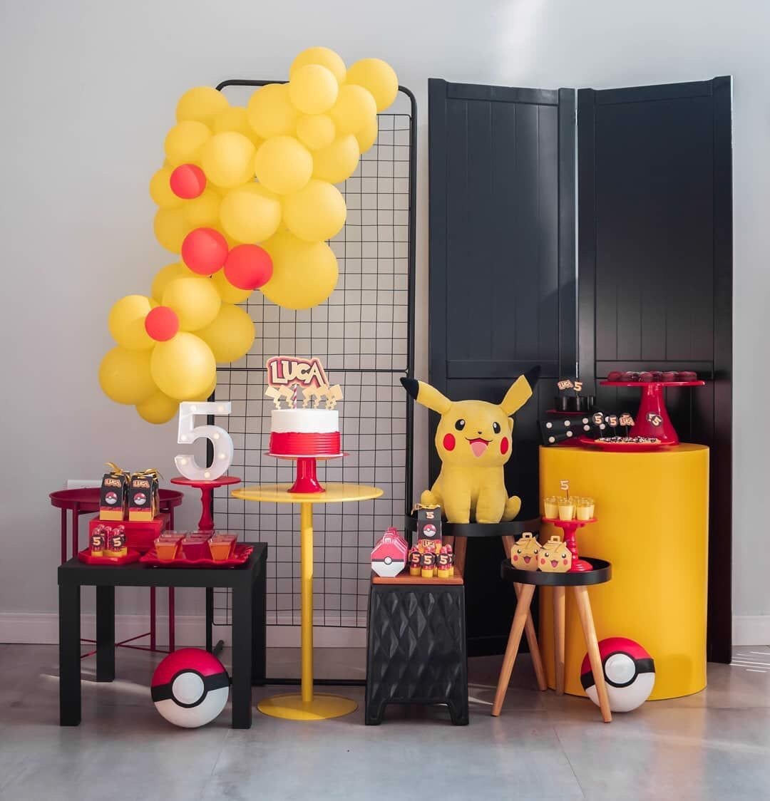 Bộ bong bóng trang trí pokemon cho bé pdm20