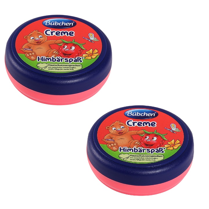 Bộ 2 Kem dưỡng da hương dâu Bubchen 20ml