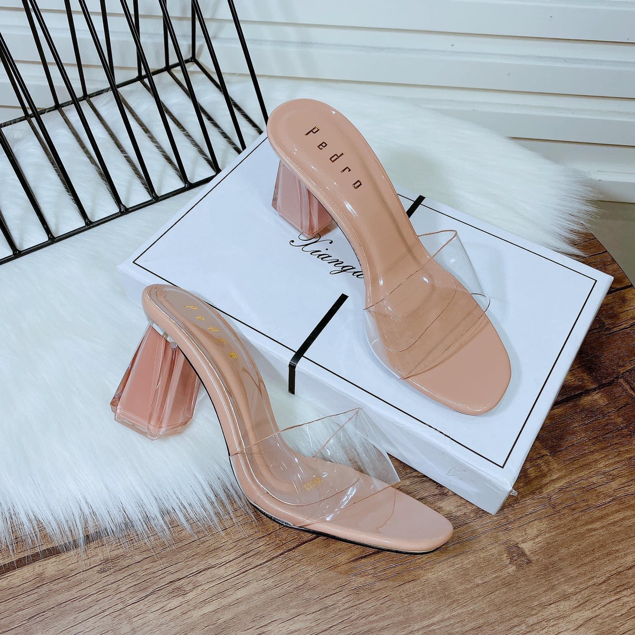 Cheap Championship I High Heel Sandals with Straps in the Square Heel Painted in 7P Formerly Flawless - Code 611 Small Form Order Increase Size - 2