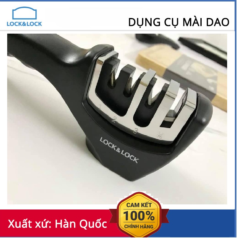 Dụng cụ mài dao kéo cao cấp 4 rãnh Lock&Lock