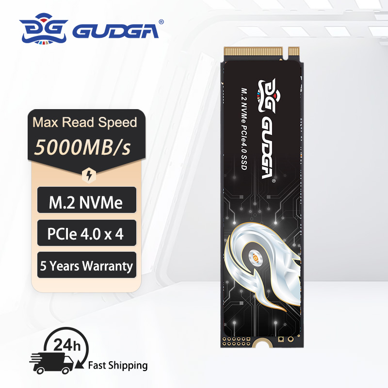 Gudga M.2 NVMe 512GB 1TB SSD M2 2280 PCIe 4.0 SSD nmve Gen4 4800 MB/s ps5 internal desktop SSD