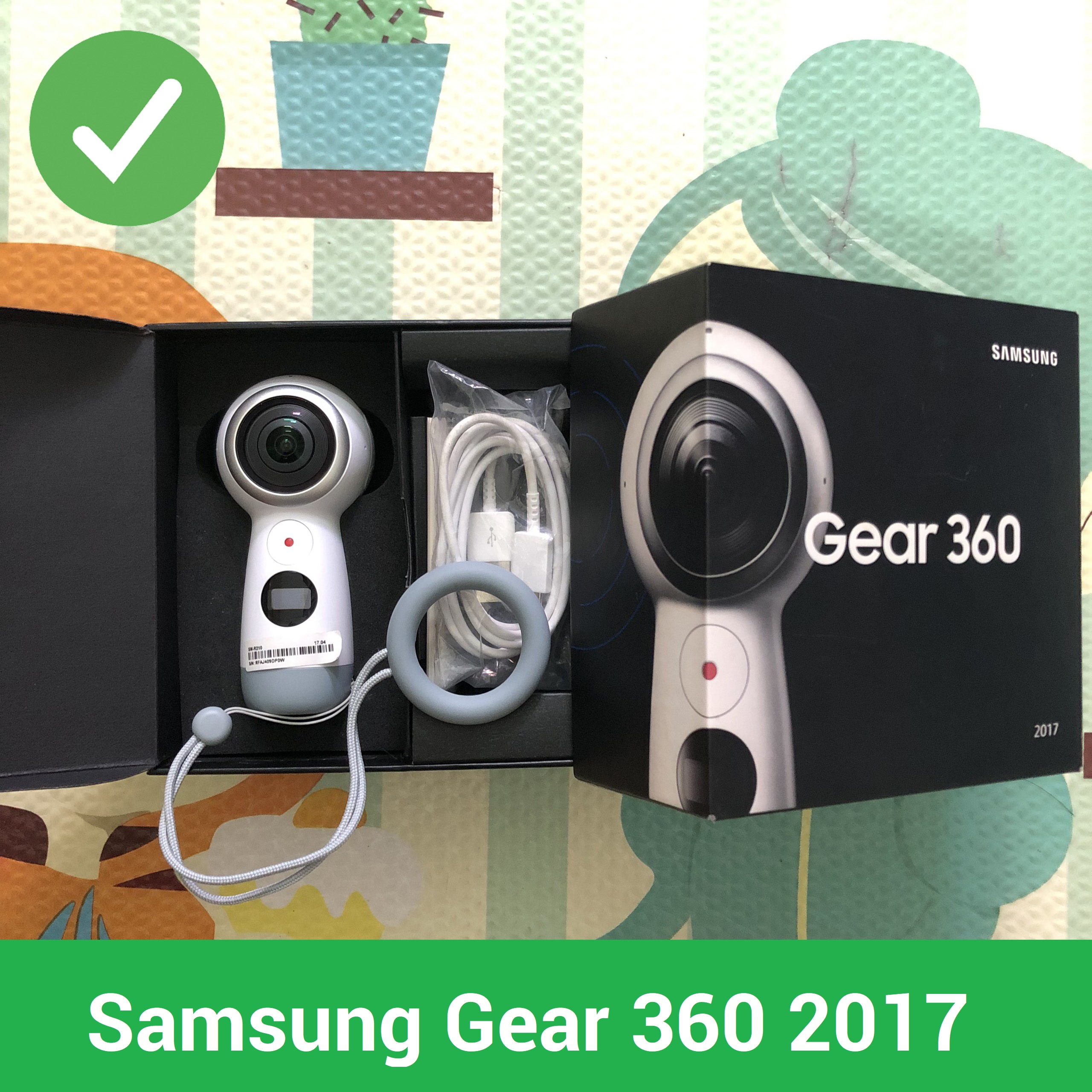 Samsung gear 360 2017 dm - full box 98%