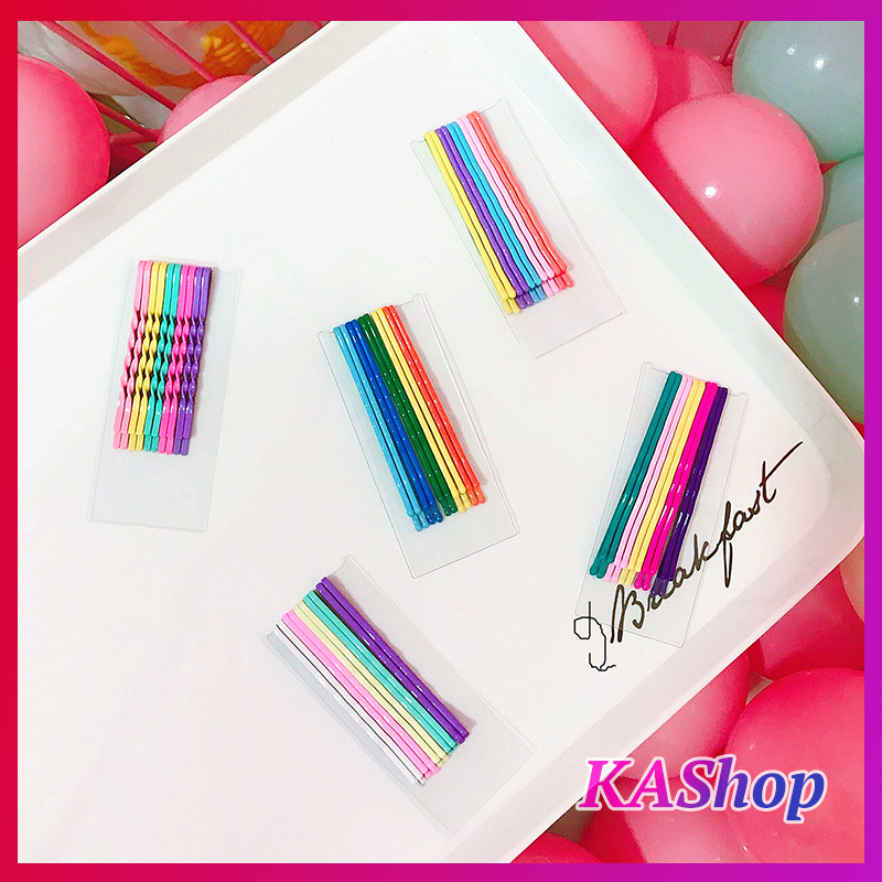 Set kẹp tăm 10c túi zip nhiều màu - KAShop