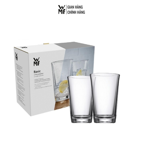 Set 2 cốc thủy tinh wmf water glass 0.25l cao cấp 950502040