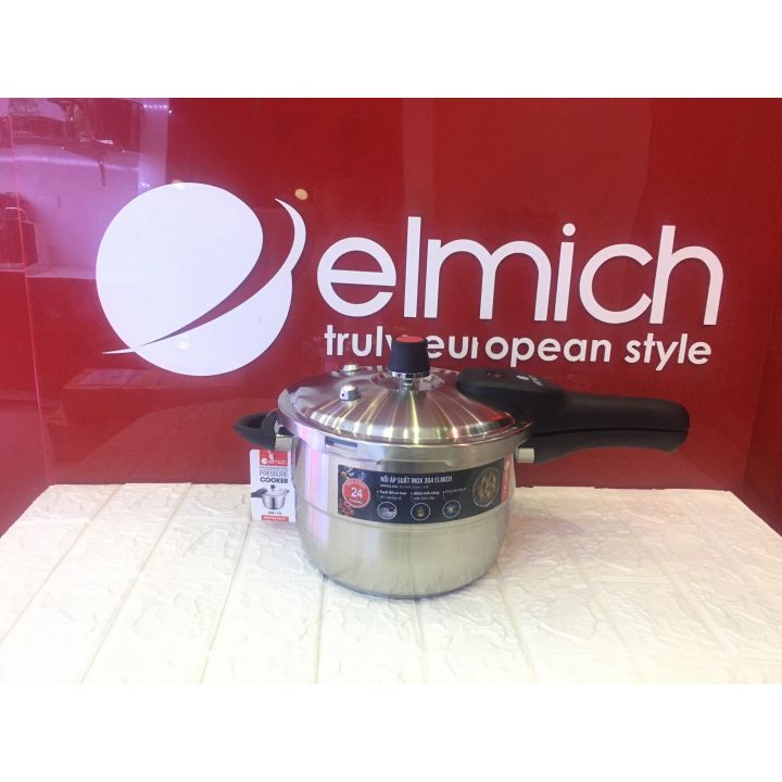 NỒI ÁP SUẤT INOX 304 ELMICH 20CM 4.0L EL3369, 22CM 6.0L EL3371