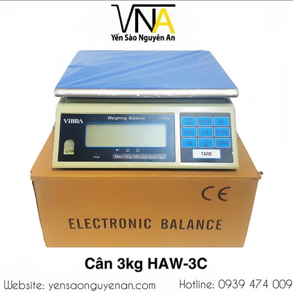 Cân điện tử vibra haw-3c 3kg